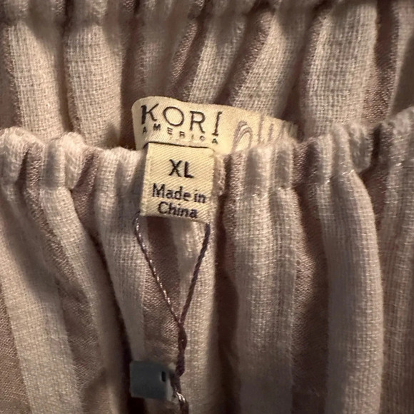 NWT Kori America striped tunic, size XL - Picture 3 of 4